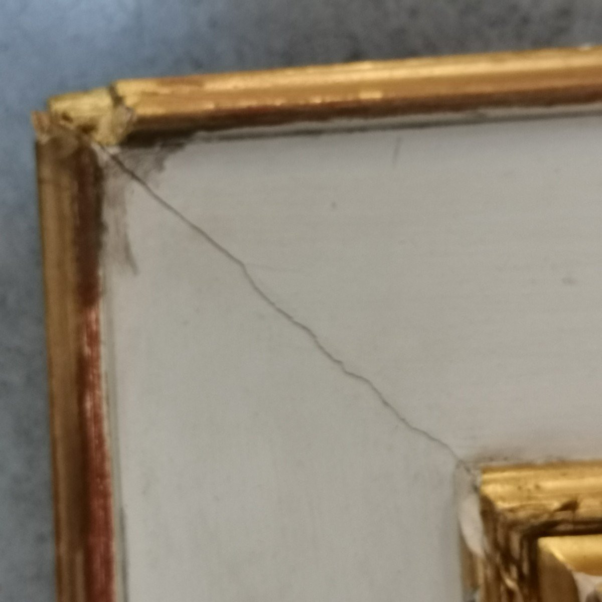 Cadre style  Louis XVI avec gravure-photo-1