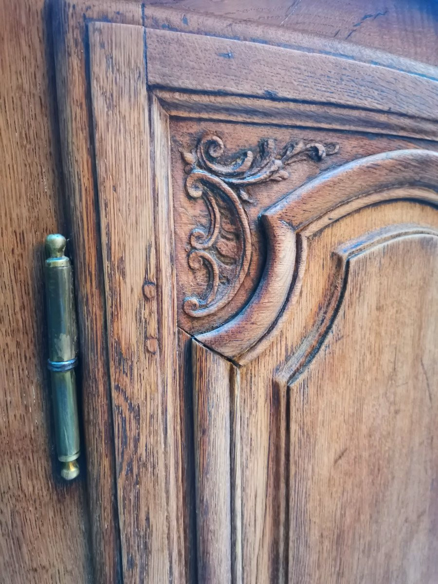 Curved Corner Cabinet, 18th Century. -photo-5