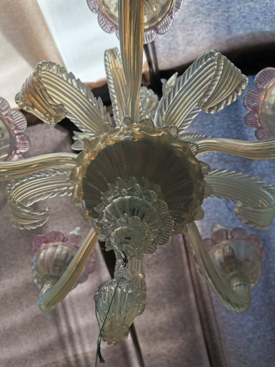 Murano Glass Chandelier -photo-2