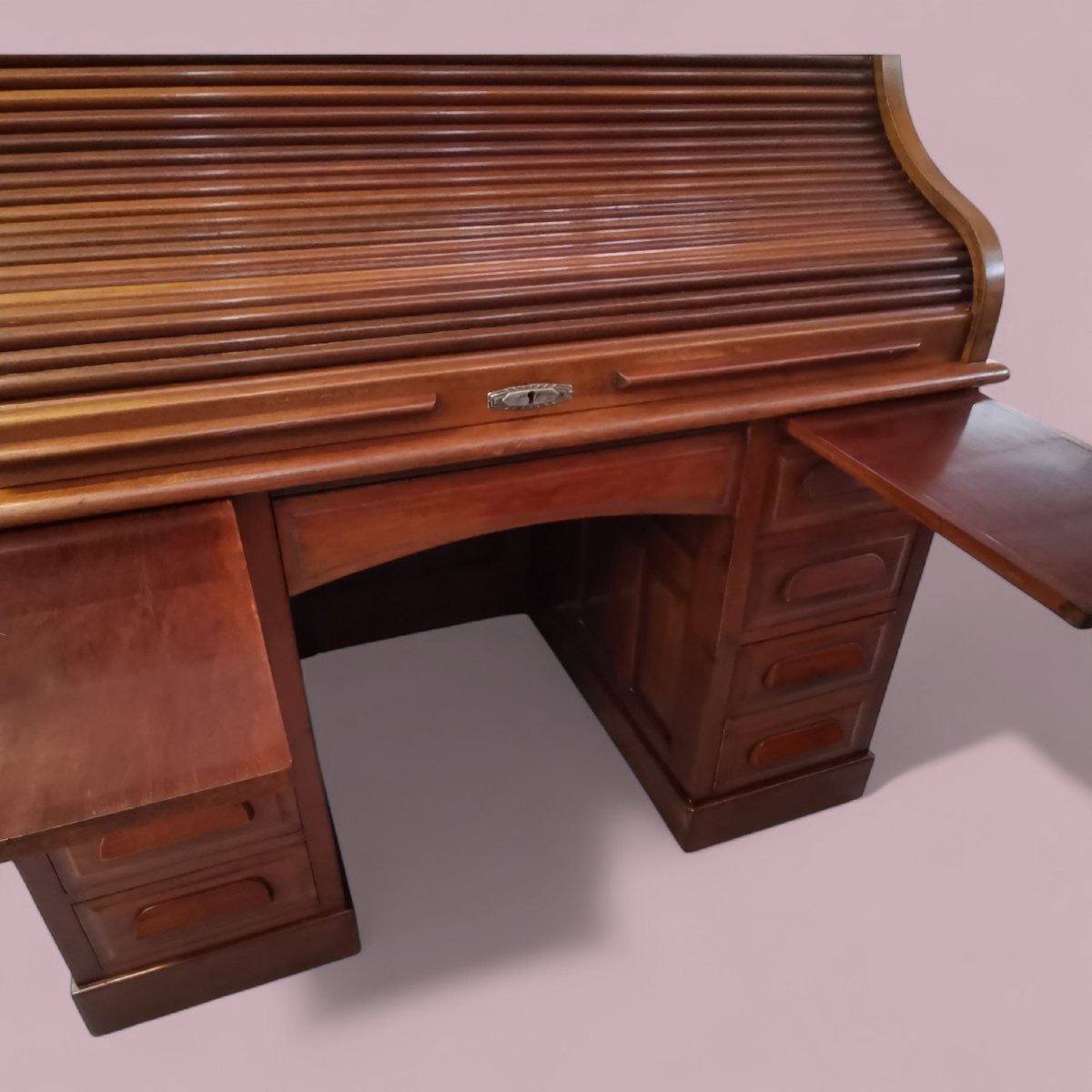 American Mahogany Desk -photo-3