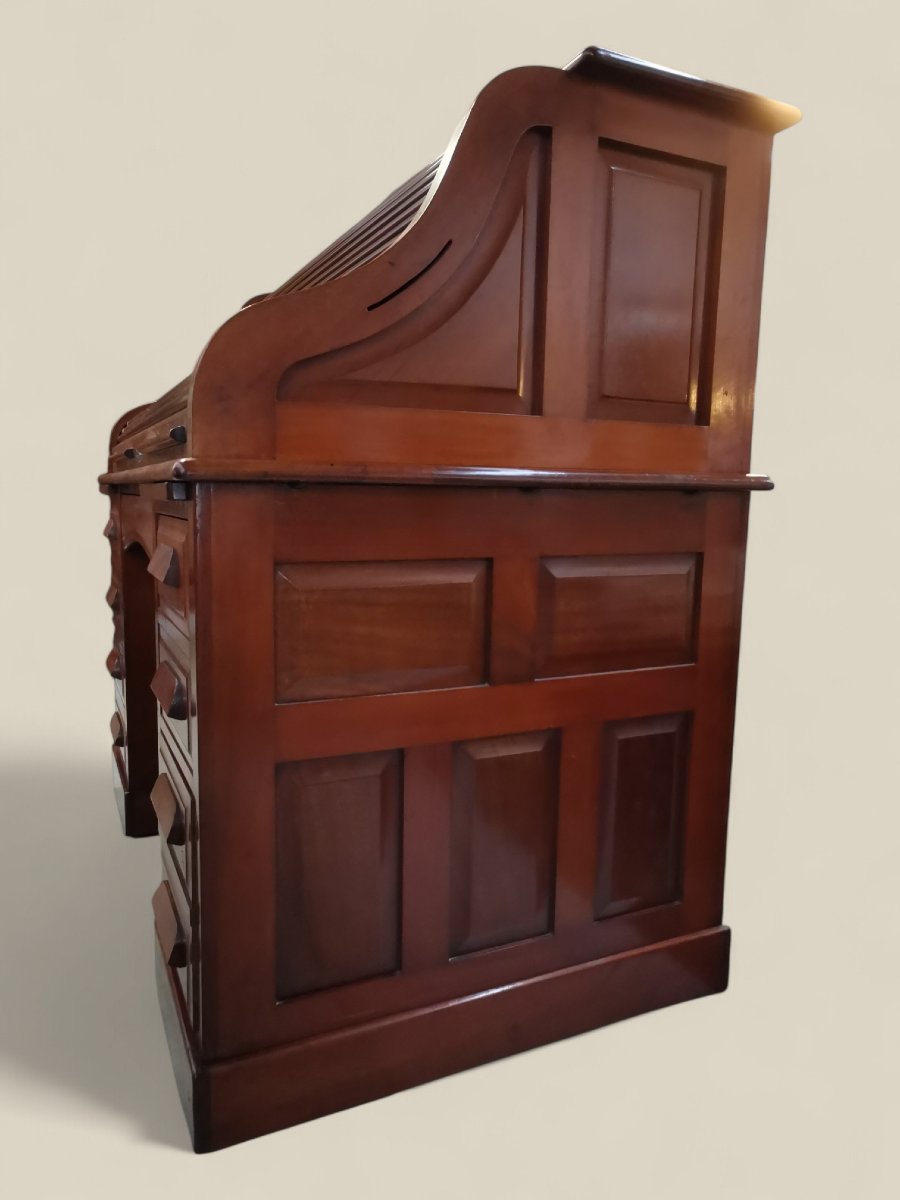 American Mahogany Desk -photo-4