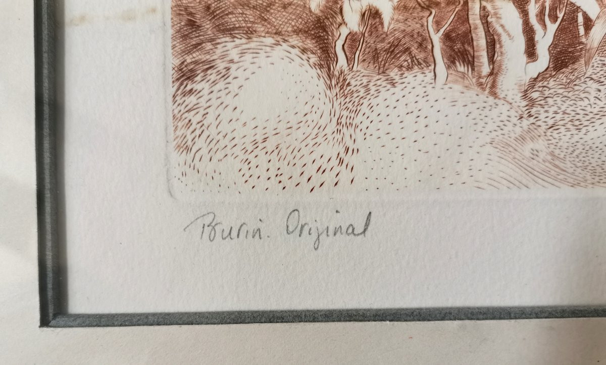 Chevaux en liberté gravure de Mohammed Ben Meftah -photo-4