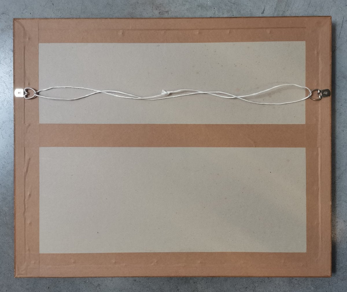 Chevaux en liberté gravure de Mohammed Ben Meftah -photo-1