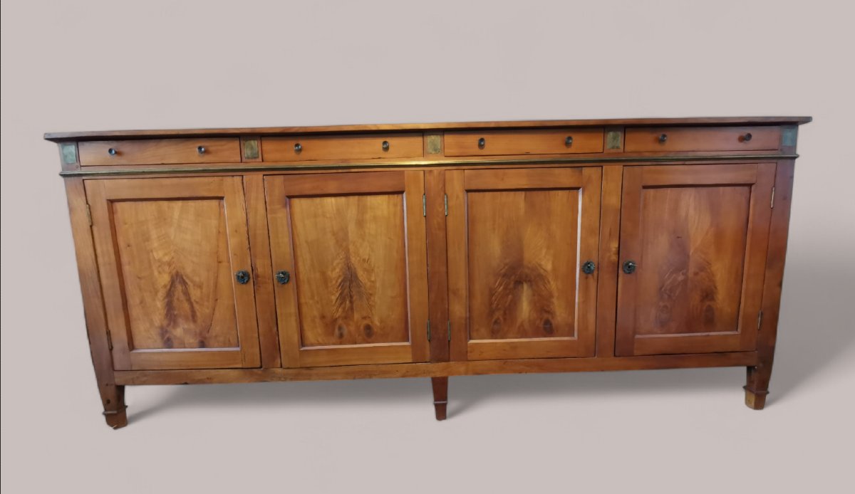Enfilade Directoire en merisier -photo-3