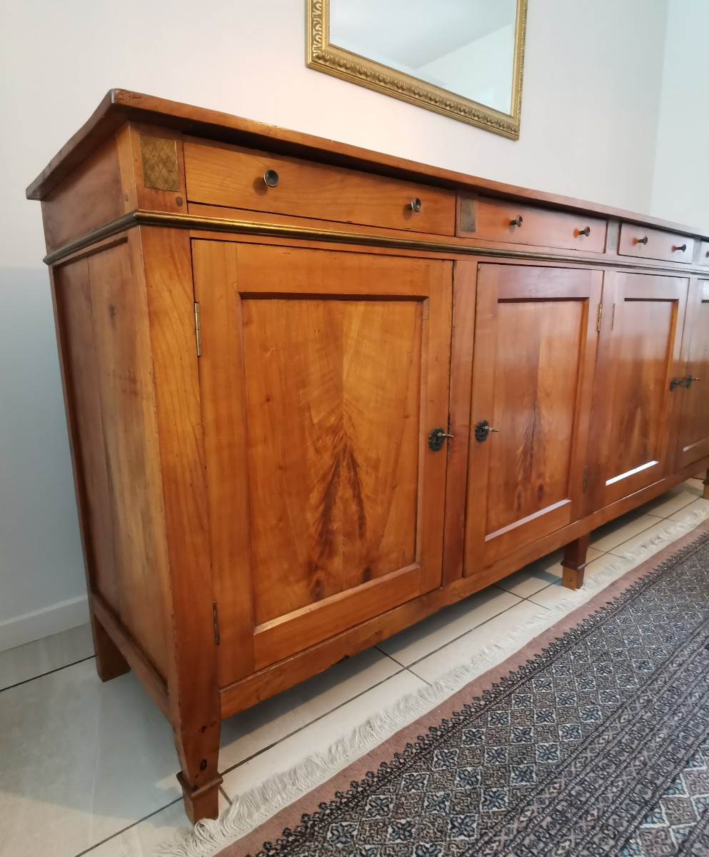 Enfilade Directoire en merisier -photo-2