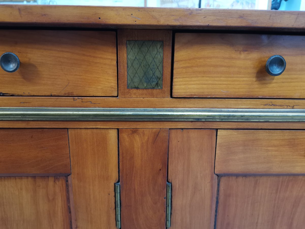 Enfilade Directoire en merisier -photo-4