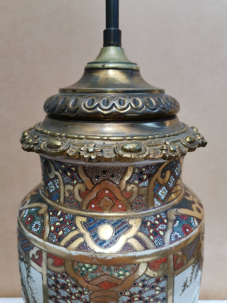 Lampe en porcelaine Satsuma -photo-1