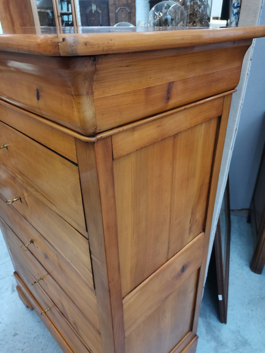 Chiffonnier / Semainier en merisier -photo-2