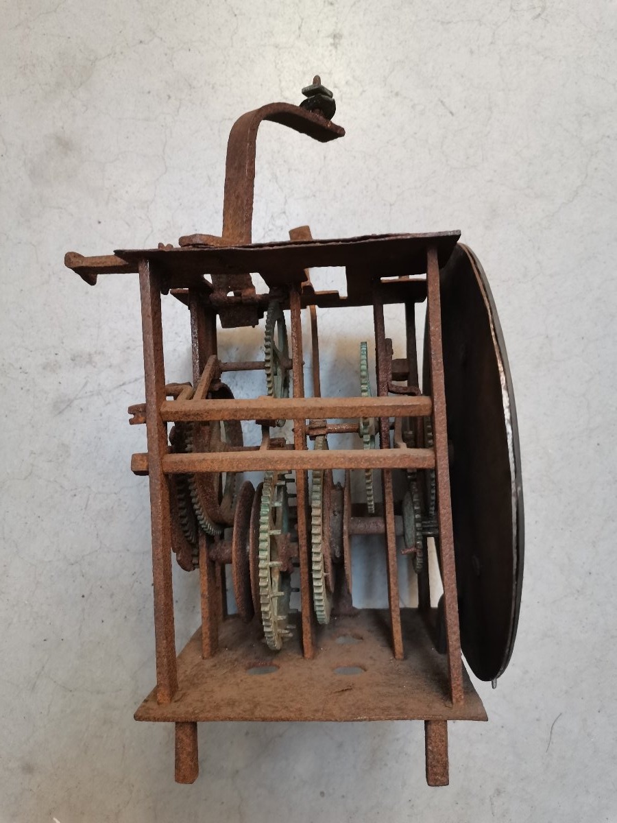 Très ancien mouvement d' horloge -photo-2