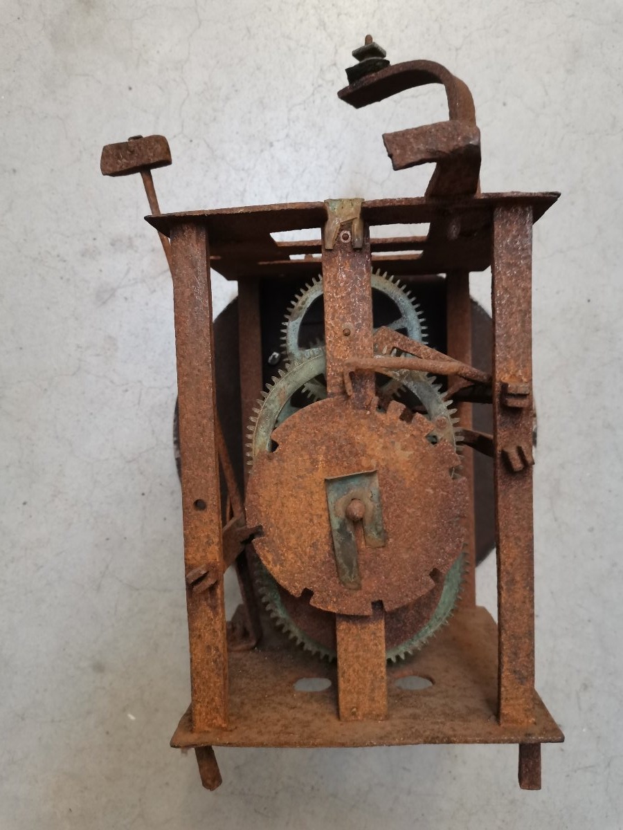 Très ancien mouvement d' horloge -photo-3
