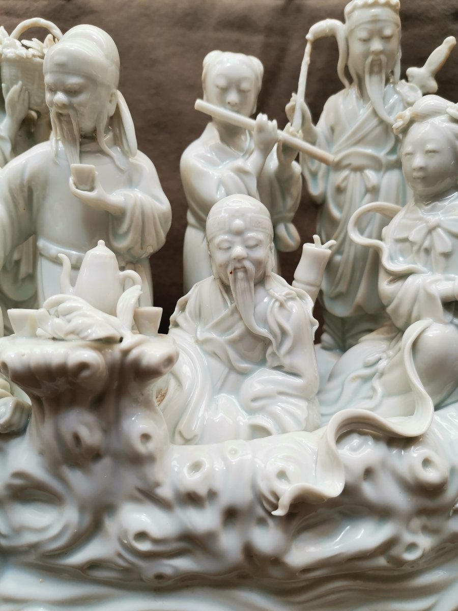 Les 8 Immortels Porcelaine de Chine -photo-2