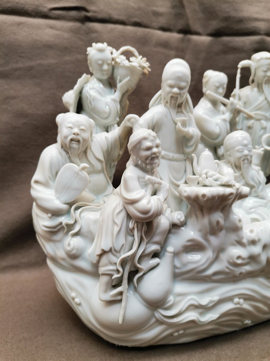 Les 8 Immortels Porcelaine de Chine -photo-3