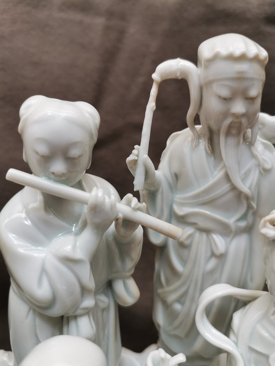 Les 8 Immortels Porcelaine de Chine -photo-1