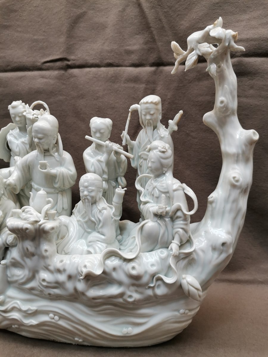 Les 8 Immortels Porcelaine de Chine -photo-2