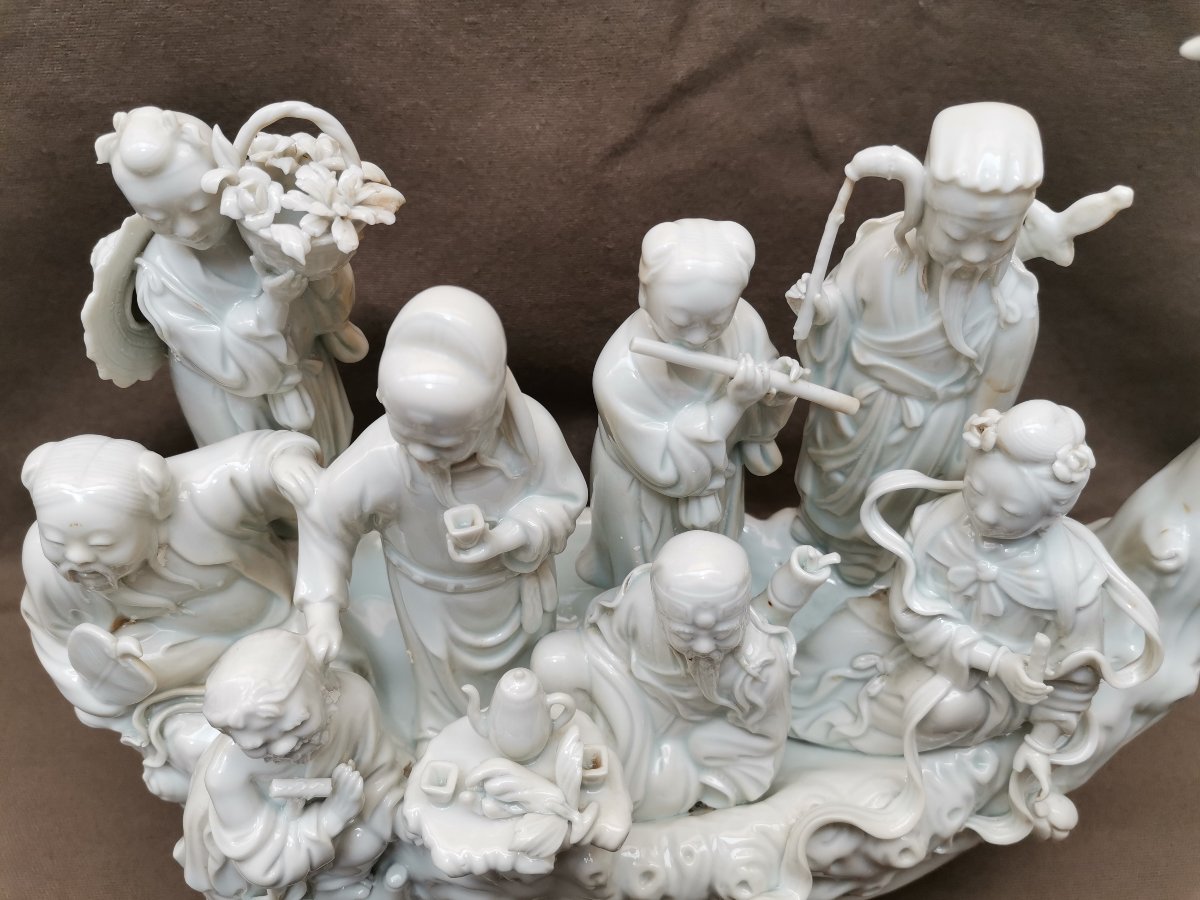 Les 8 Immortels Porcelaine de Chine -photo-3