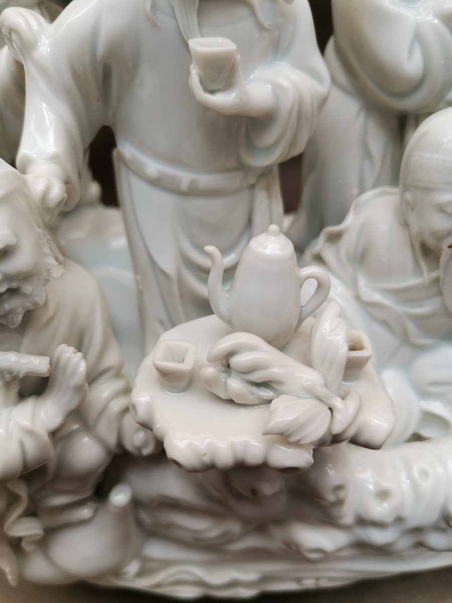 Les 8 Immortels Porcelaine de Chine -photo-5
