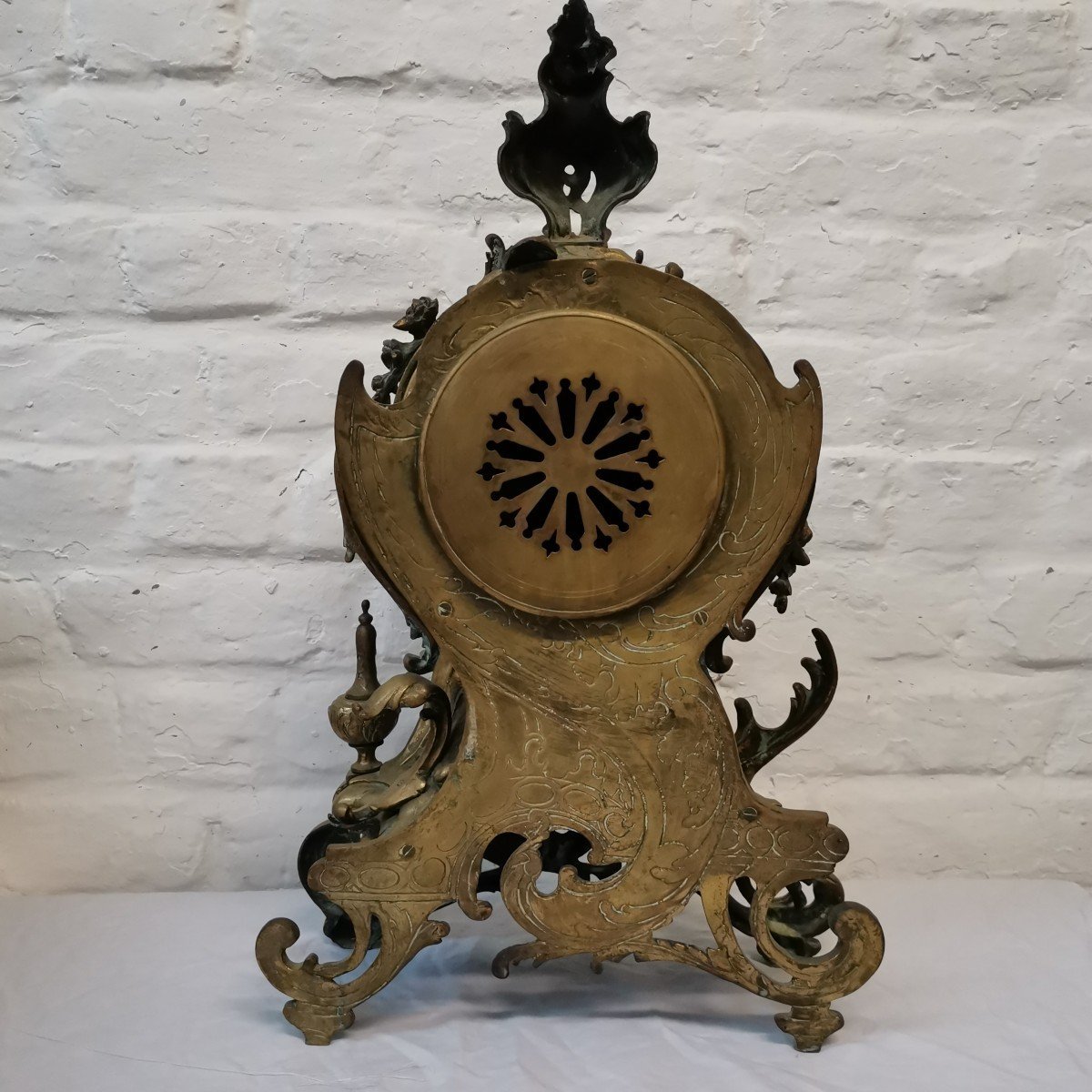 pendule en bronze -Art nouveau-photo-4