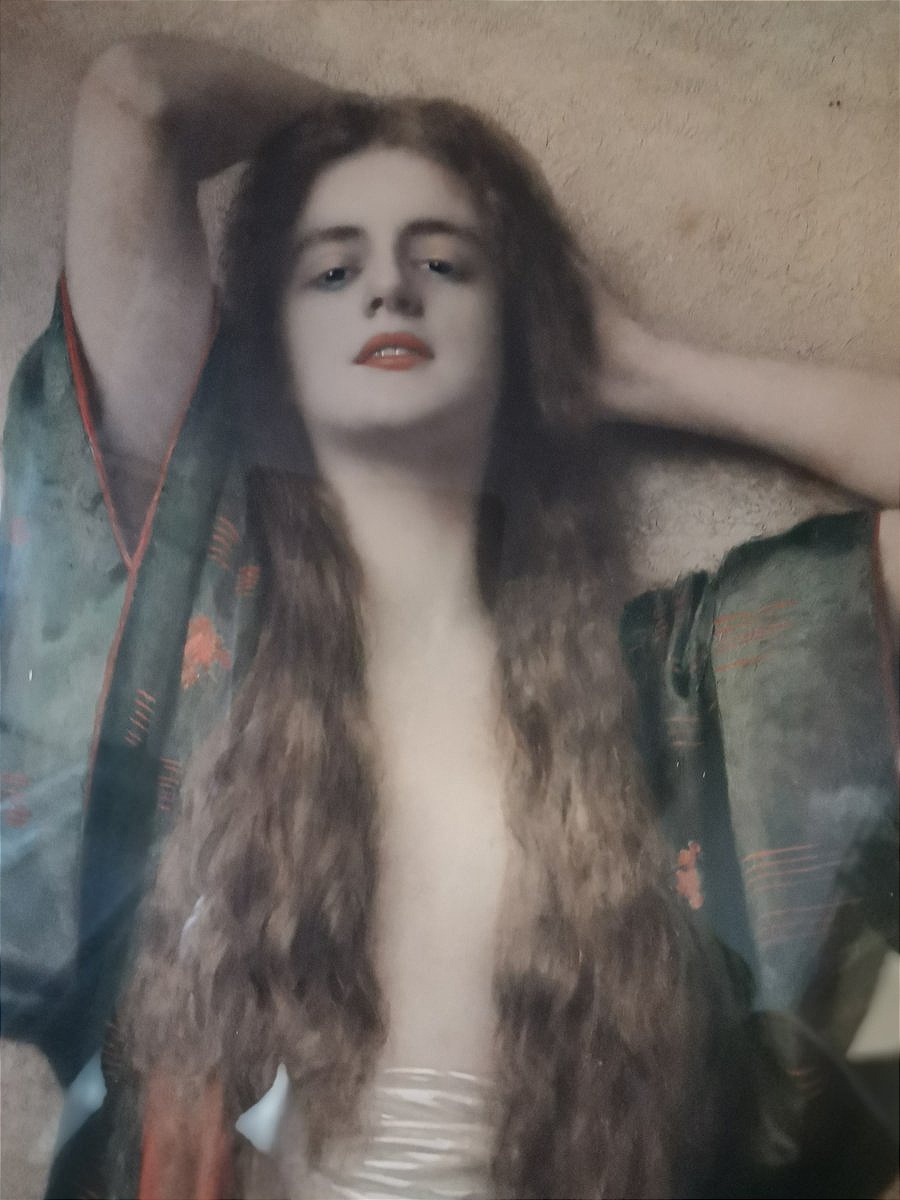 Femme Art Nouveau. Max Nonnenbruch. Gravure -photo-4