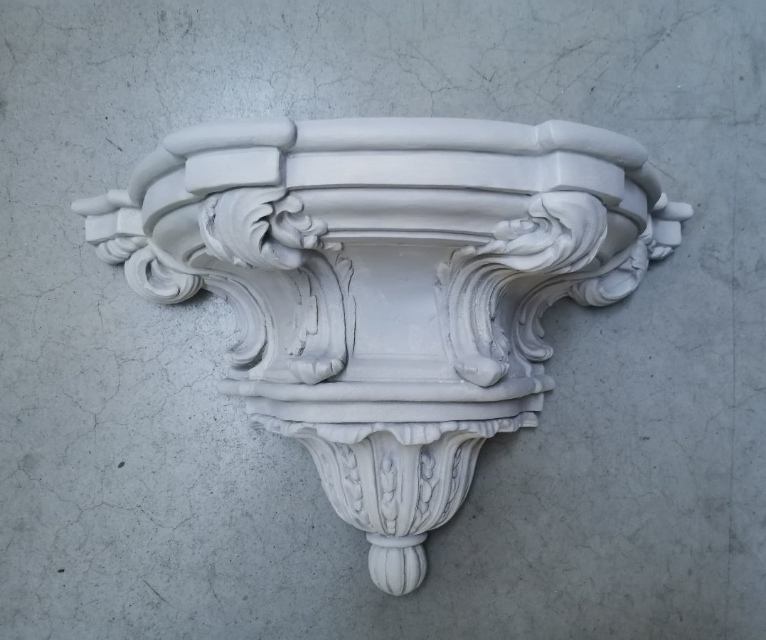 Paire d' appliques en plâtre -photo-2