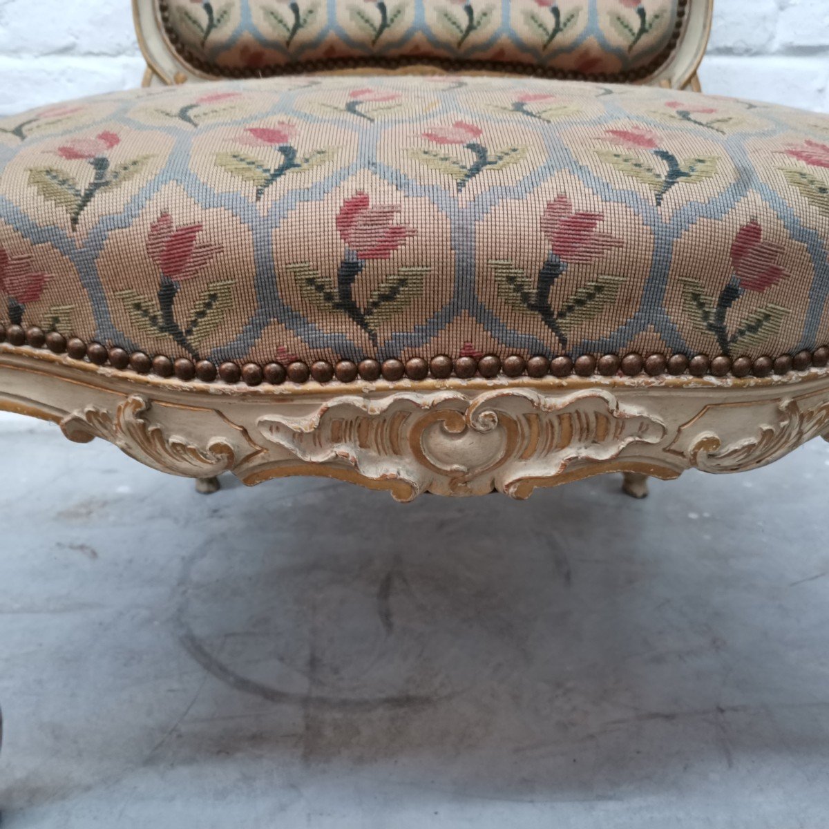 Pair Of Large Louis XV Armchairs-photo-3