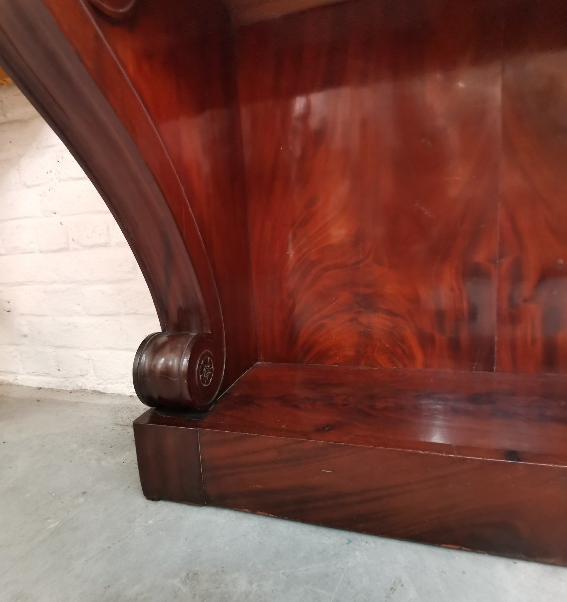 Mahogany Restoration Console-photo-2