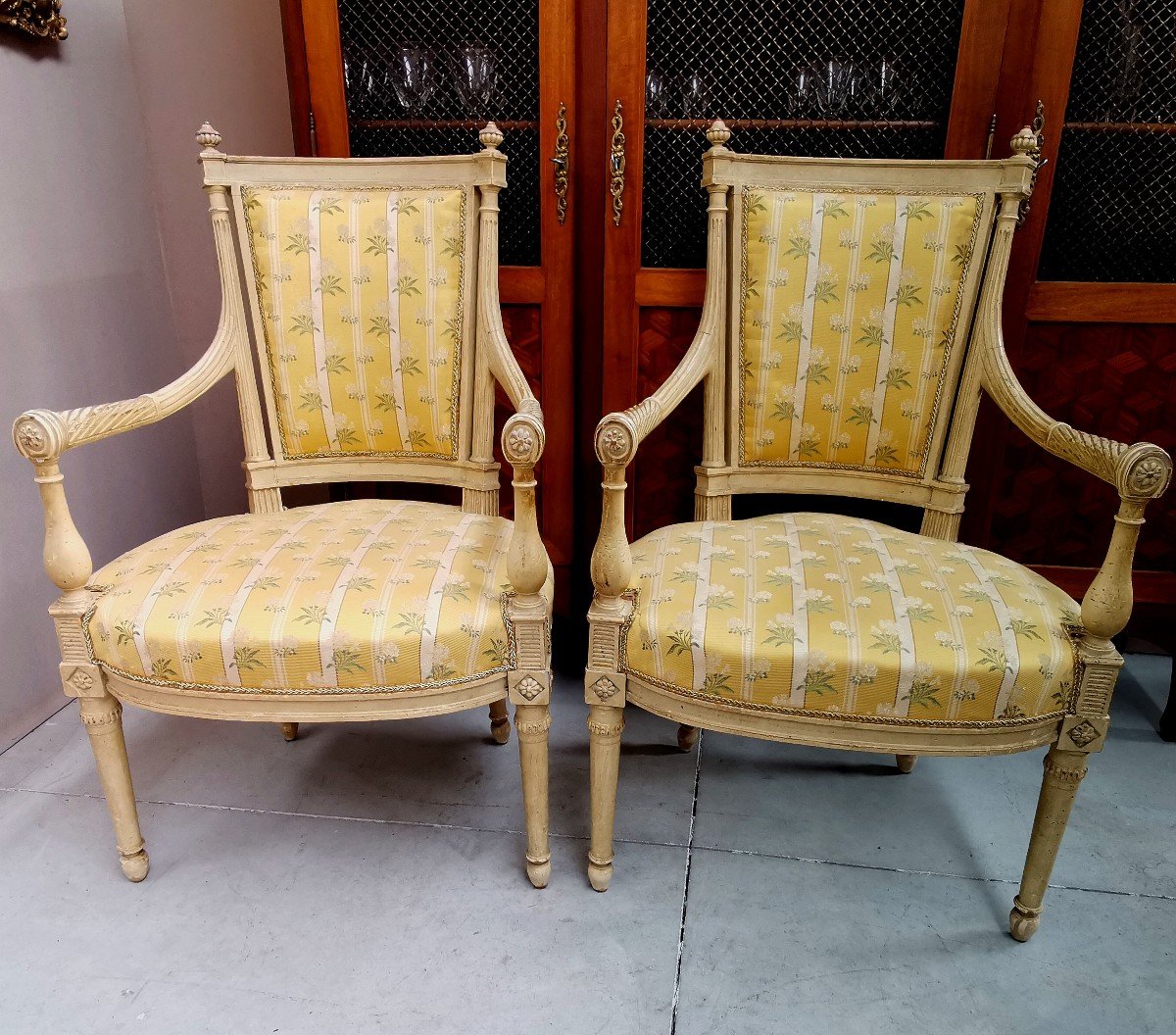 Pair Of Directoire Armchairs