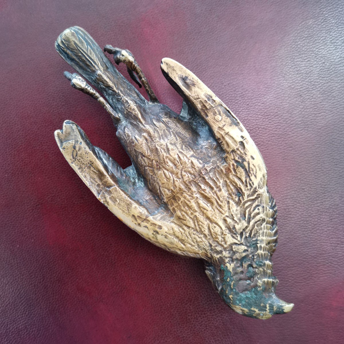 Bronze Paperweight Bird-photo-2