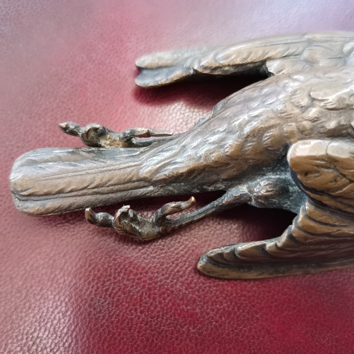 Bronze Paperweight Bird-photo-3