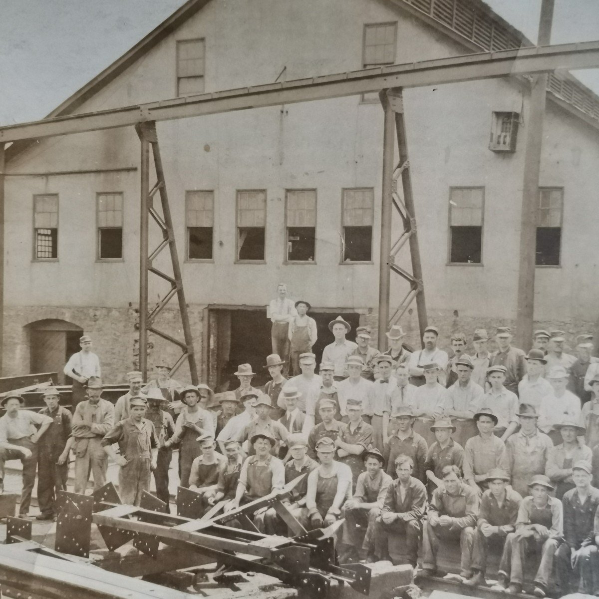 Kansas City Structural Steel Company. Photo usine chantier 1914  . U S A-photo-2