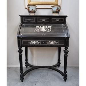 Secretaire - Ivory And Ebony Marquetry