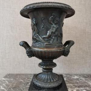 Vase Médicis Bronze Hauteur 23 Cm