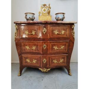 Louis XV Period Marquetry Commode 