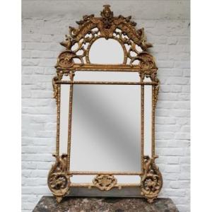 Miroir à Parecloses époque Régence 183 cm x 105 cm
