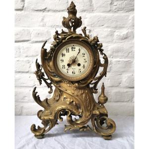 Bronze Clock - Art Nouveau