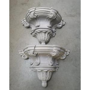 Pair Of Plaster Wall Sconces