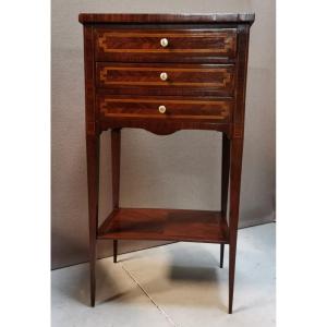 Louis XVI Marquetry Nightstand