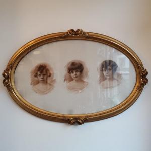 Art Deco Frame And Period Photographs