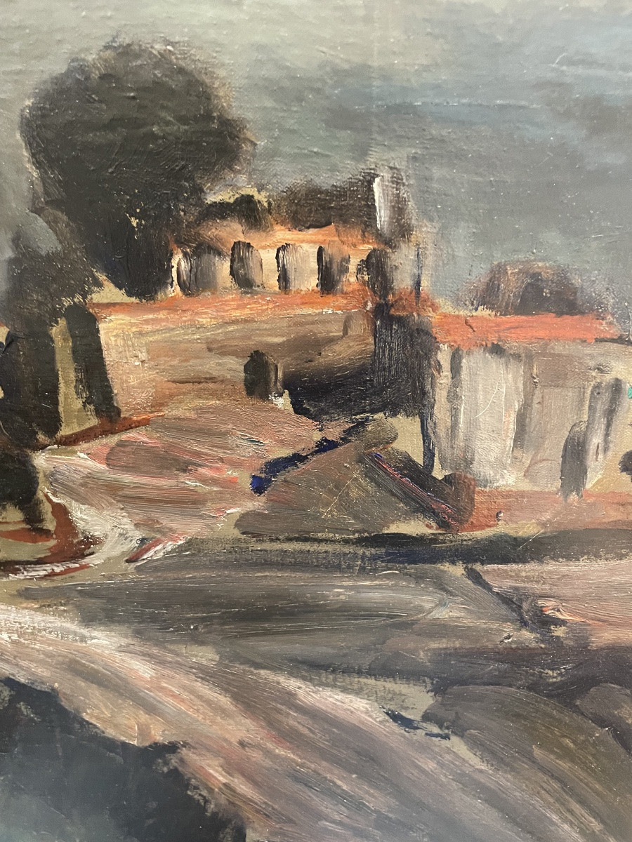 Adolphe Péterelle (1874-1947), Landscape Oil-photo-5