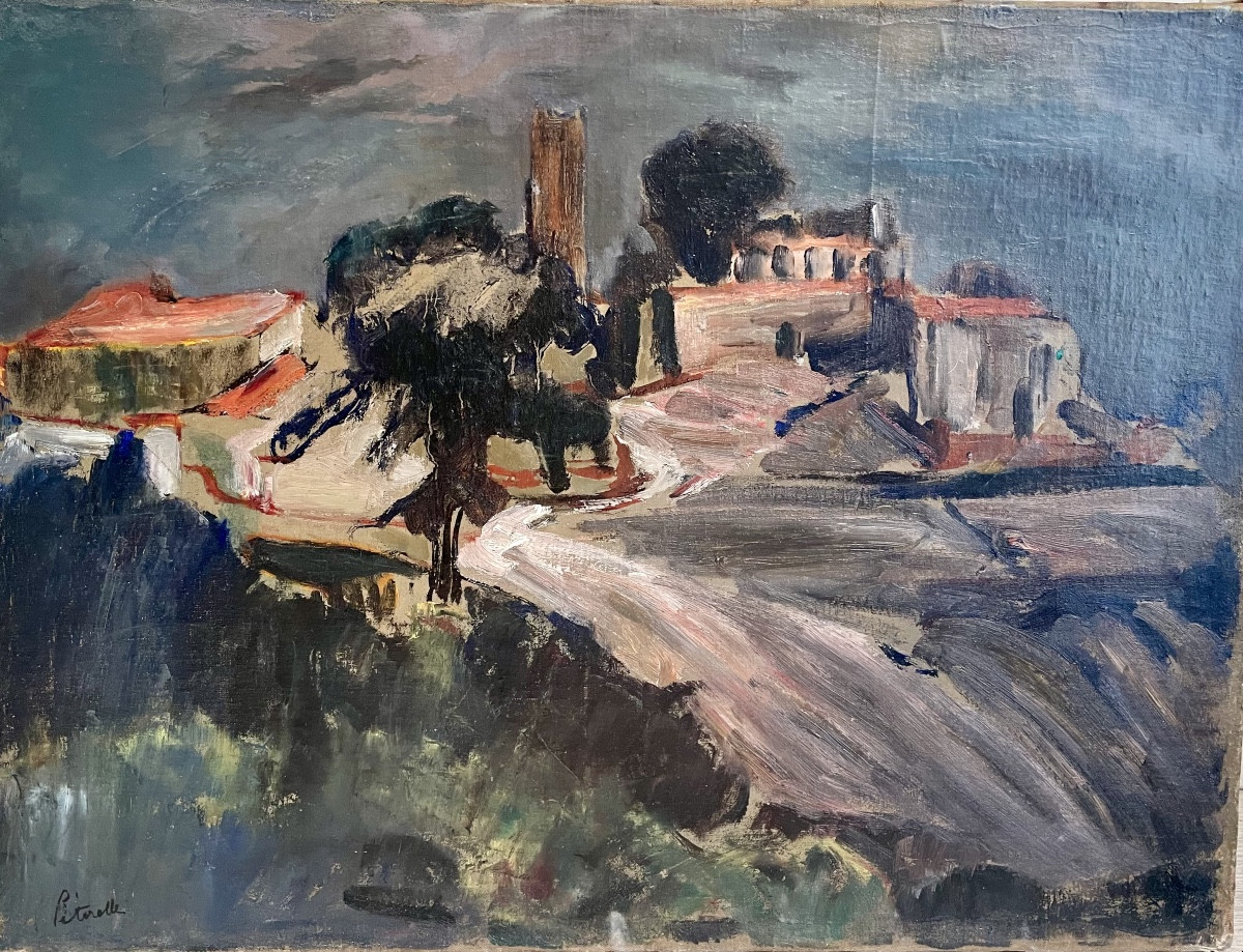 Adolphe Péterelle (1874-1947), Landscape Oil