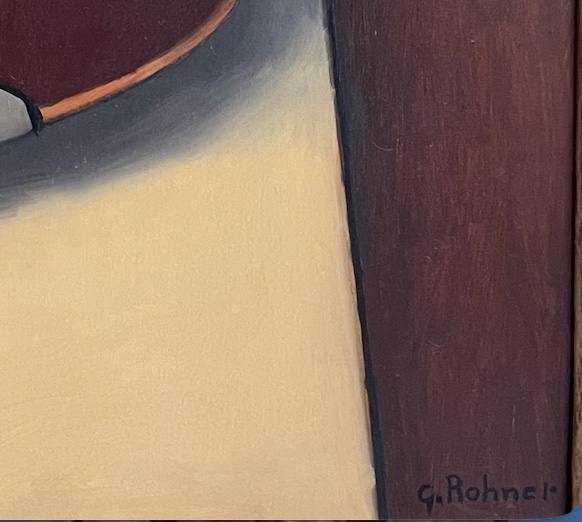 Georges Rohner   Oil On Canvas-photo-2