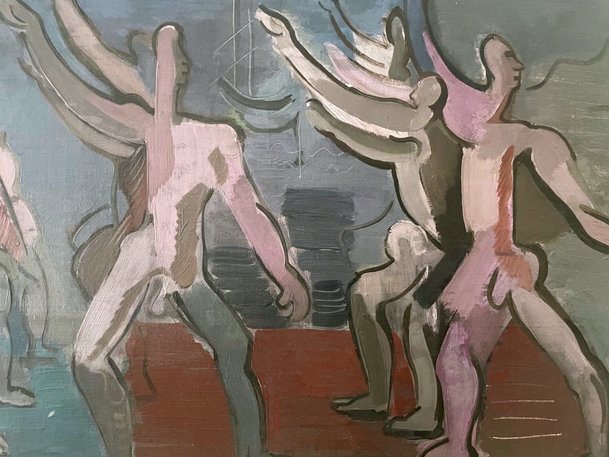 Paul Strecker (1900–1950)  Oil On Canvas-photo-4