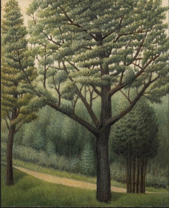 Abram Topor (1903–1992), Oil Painting Of A Landscape