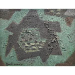 Mikhail Andreenko composition abstraite huile