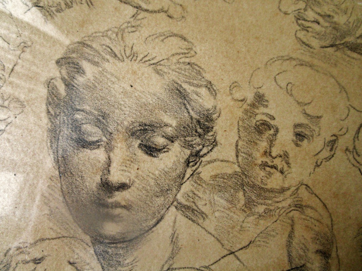 FANTIN LATOUR   Etudes Visages  XIX -photo-5