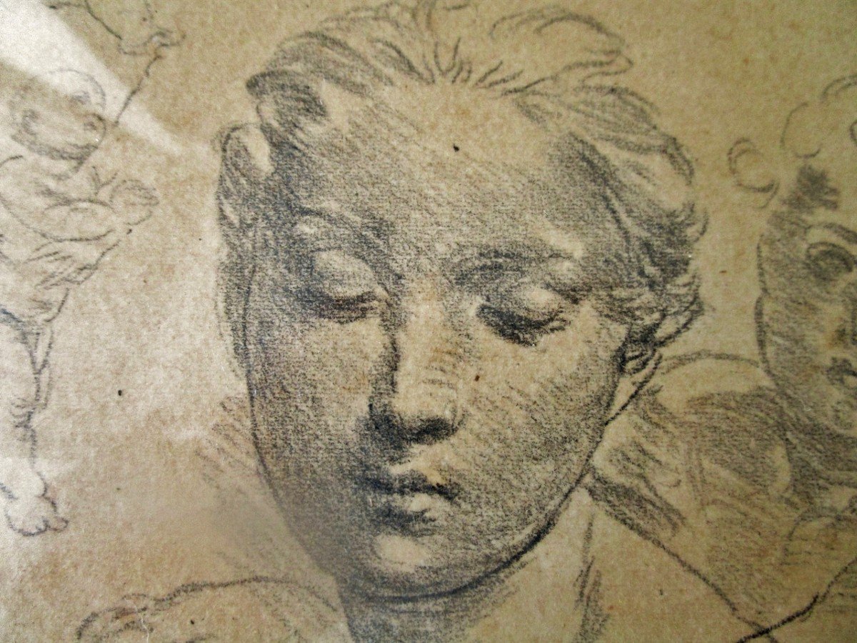 FANTIN LATOUR   Etudes Visages  XIX -photo-7