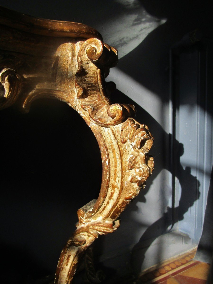 Wall Console With Ice Background - Venetian Baroque-photo-3