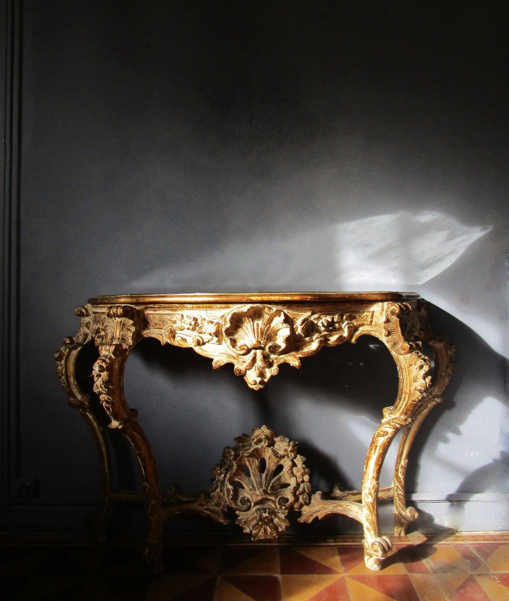 Wall Console With Ice Background - Venetian Baroque-photo-7