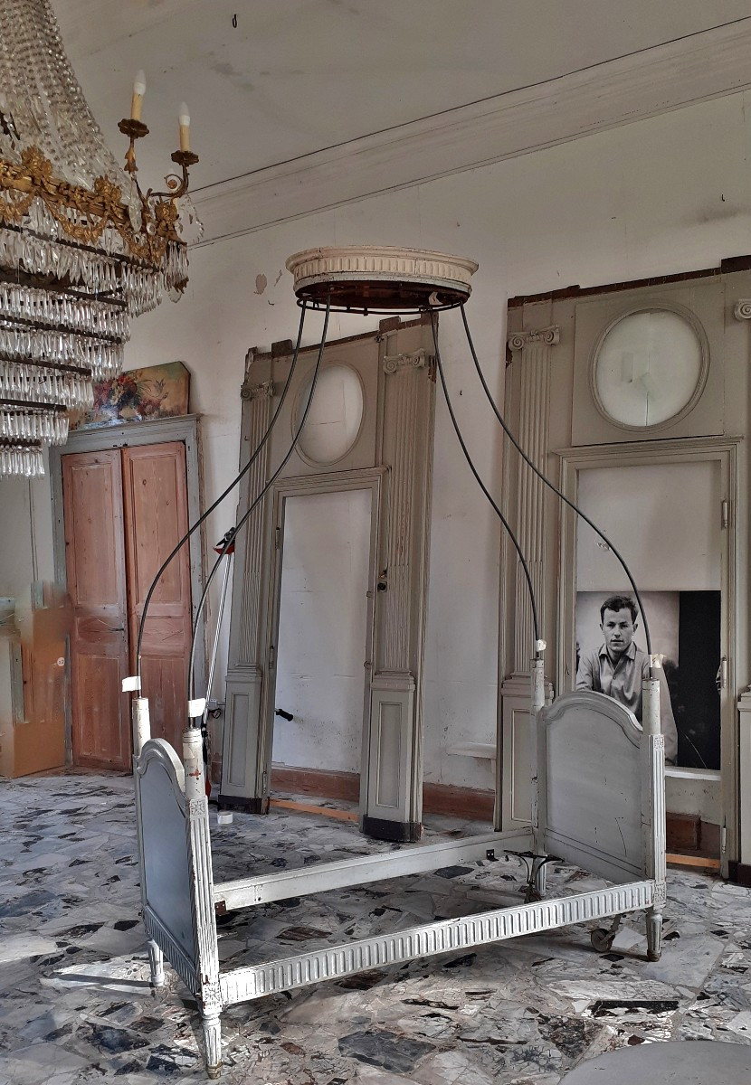 Rare Lot de Boiseries d’Alcôve Chêne XVIIIème 10 mêtres linéaire-photo-2