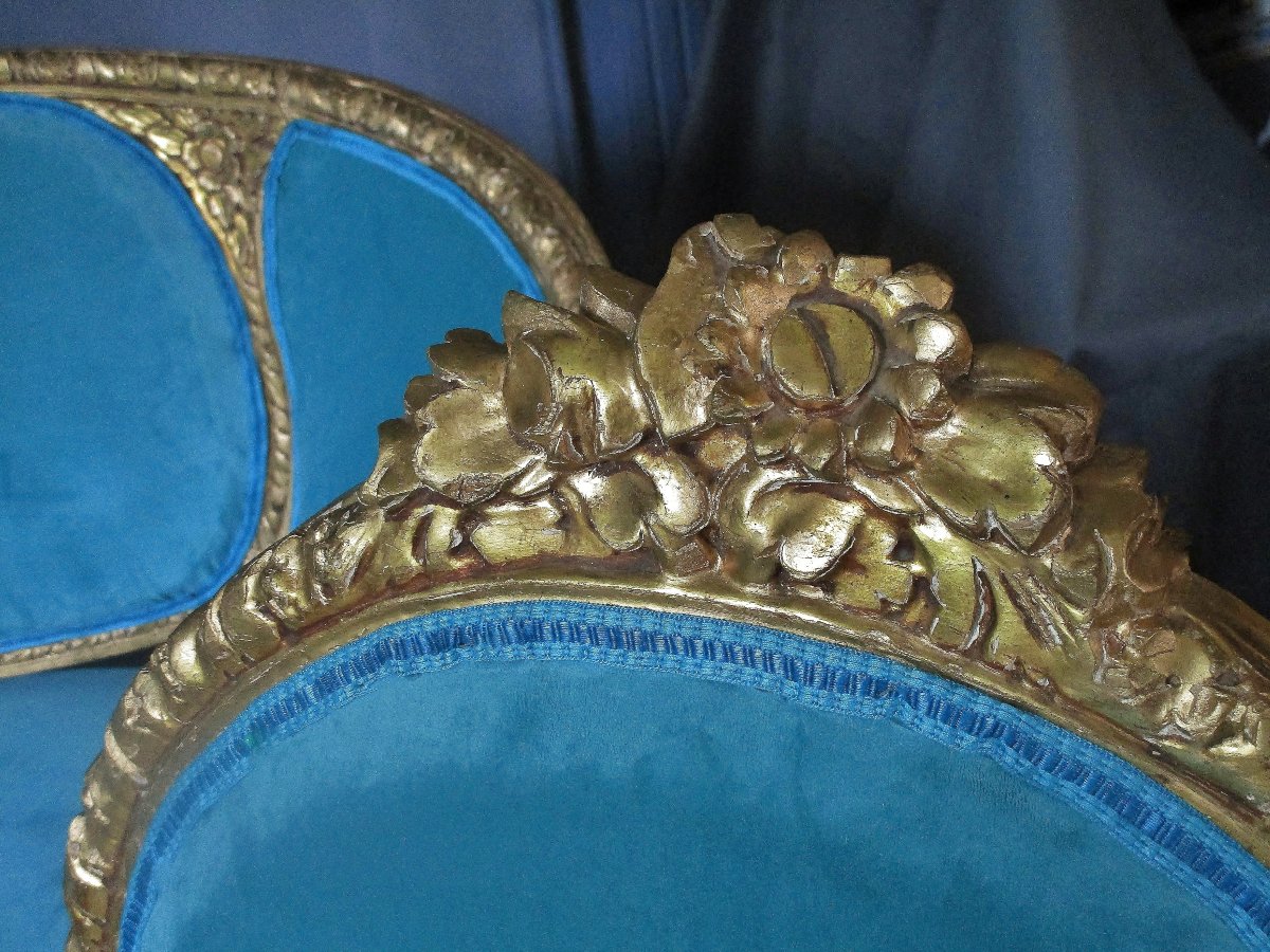 Grand Canapé Corbeille 210 X 112 X 95 / Bergère - ID: 1021846-photo-3