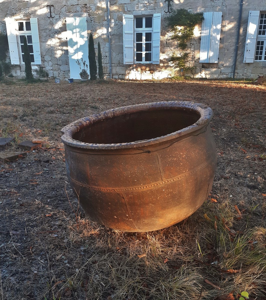 Rare  / Imposante  Ponne estampillée  XIXème